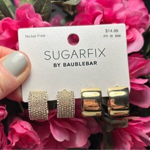 Sugarfix Gold Earrings Set by BaubleBar